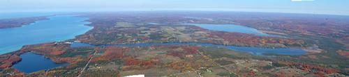 Clam Lake Fall Panoramic S-N 10