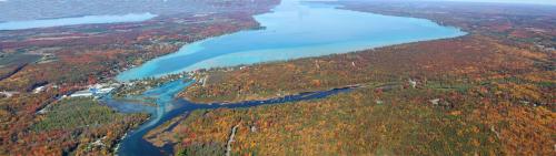 South end Torch Lake Pano Fall 10