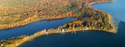 Long Lake Fall Pano Boudjalis