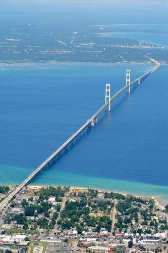 Nick Mackinaw Bridge and Mackinaw City Vertical