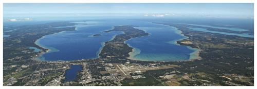 Grand Traverse Bays Panoramic S-N