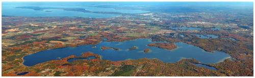 Long Lake Fall Panoramic W-E