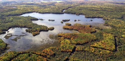 Mud Lake Panoramic E-W