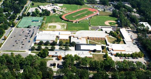 Traverse City Central High School Panoramic W-E