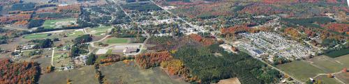 Village of Kingsley Fall Panoramic E-W