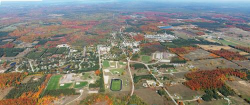 Village of Kingsley Fall Panoramic S-N