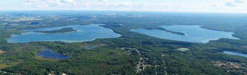 Green & Duck  Lake Pano N-S