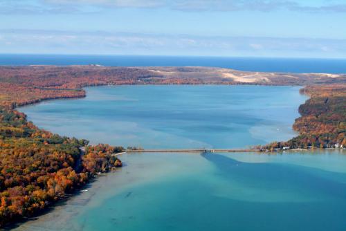 Little Glen Lake at Narrows Fall