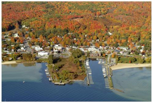 Suttons Bay Fall Marina